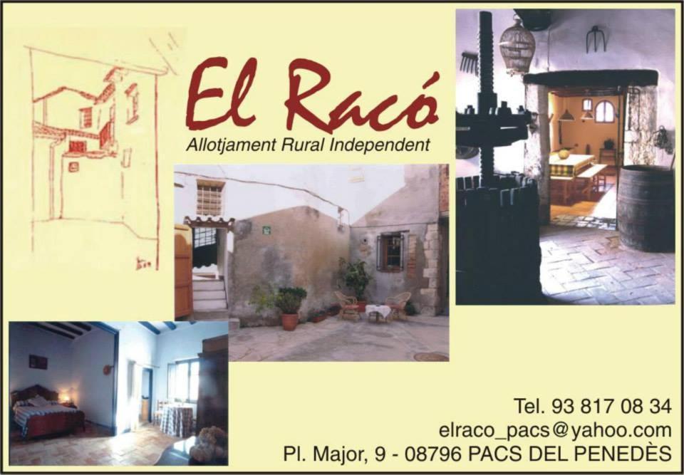 Ferienwohnung Rcp El Raco Pacs del Penedes Exterior foto